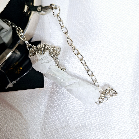 NWT Dmargeaux Brand " The Python in a Clutch. Platinum clutch bag. - Picture 6 of 7